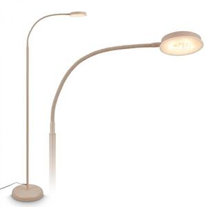 BRILONER Megg stojanová lampa - 12W, 800lm, LED, stmívatelná, nastavitelná, dotykový vypínač, béžová 1585011 obraz
