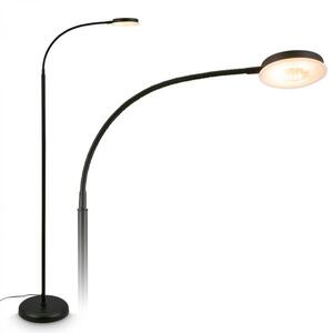 BRILONER Megg stojanová lampa - 12W, 800lm, LED, stmívatelná, nastavitelná, dotykový vypínač, černá 1585015 obraz