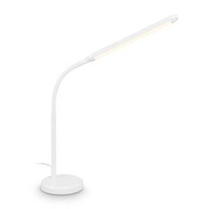 BRILONER Mura stolní lampička - 6W, 600lm, LED, stmívatelné, dotykový vypínač, nastavitelné, bílá 7660016 obraz