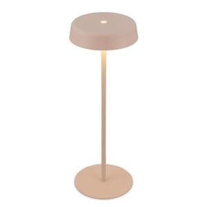 BRILONER Pala stolní lampička - 2W, 200lm, bezdrátová, LED, dotykový vypínač, stmívatelné, béžová 7668011 obraz