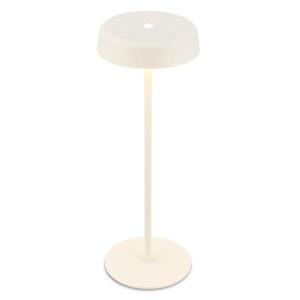 BRILONER Pala stolní lampička - 2W, 200lm, bezdrátová, LED, dotykový vypínač, stmívatelné, bílá 7668016 obraz