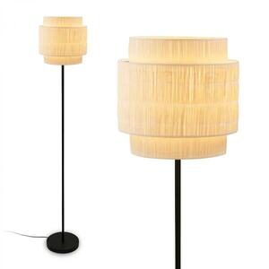 BRILONER Papper stojanová lampa, stínidlo z přírodních vláken, nožní vypínač, přírodní 1851014 obraz