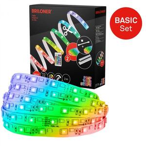 BRILONER Pimp Your Stripe startovací sada LED pásek 2m, RGB+W, dálkový ovladač 2153192 obraz