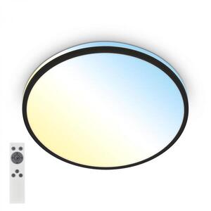 BRILONER Pulup LED stropní svítidlo, stmívatelné, dálkový ovladač, CCT, černá 3821015 obraz