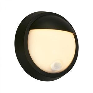 BRILONER Puni LED venkovní nástěnné svítidlo, pohybové čidlo, soumrakový senzor, nabíjecí, černá 3785015 obraz