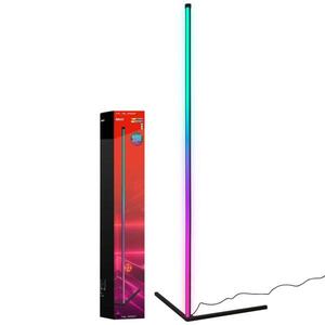 BRILONER RGBIC LED stojanová lampa, dálkový ovladač, Gaming Deko, stmívatelné, 143 cm, časovač 1203015 obraz