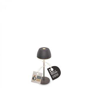 BRILONER Riffle Nano stolní lampička - 1, 5W, 130lm, nabíjecí, LED, stmívatelné, dotykový vypínač, German design Award Winner 2025, antracit 7581015 obraz
