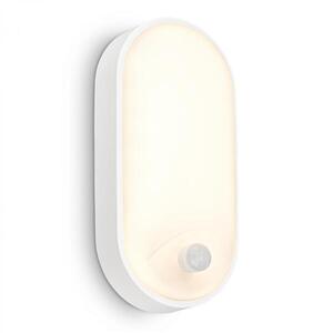 BRILONER Ruch LED venkovní nástěnné svítidlo, pohybové čidlo, IP65, bílé 3830016 obraz