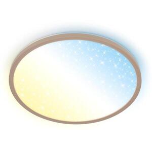 BRILONER Slim svítidlo LED panel pr.37, 5 cm - 22W, 3000lm, dálkový ovladač, stmívatelné, béžová 7655011 obraz