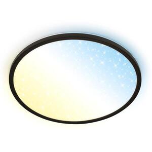 BRILONER Slim svítidlo LED panel pr.37, 5 cm - 22W, 3000lm, dálkový ovladač, stmívatelné, černá 7655015 obraz