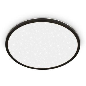 BRILONER Slim svítidlo LED panel pr.37, 5 cm - 22W, 3000lm, hvězdné nebe, neutrální bílá, černá 7654015 obraz