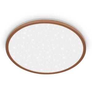 BRILONER Slim svítidlo LED panel pr.37, 5 cm - 22W, 3000lm, hvězdné nebe, neutrální bílá, kávová 7654014 obraz