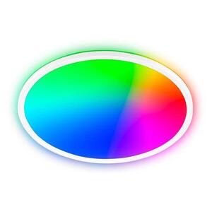 BRILONER Slim svítidlo LED panel pr.42 cm - 22W, 3000lm, LED, stmívatelné, dálkový ovladač, RGBIC, bílé 7694016 obraz