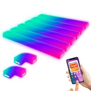 BRILONER Smart LED RGBIC nástěnné svítidlo, 36 cm, 24W, bílé 3790016 obraz