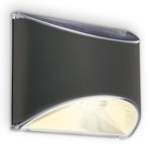 BRILONER Solární LED nástěnné svítidlo, 10 cm, antracit 3133015 obraz
