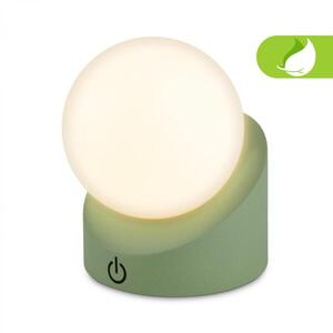 BRILONER Sora Mini LED stolní lampička bezdrátová IP54, stmívatelné, dotykový vypínač, zelená 7561019 obraz