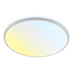 BRILONER Stela stropní svítidlo pr.33 cm - 22W, 2400lm, LED, stmívatelné, CCT, dálkový ovladač, matný chrom 3895014 obraz