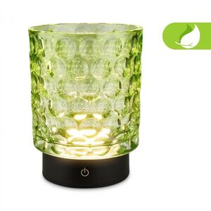 BRILONER Sunora LED stolní lampička bezdrátová IP44, stmívatelné, dotykový vypínač, zelená 7560019 obraz