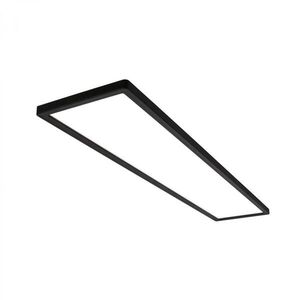 BRILONER Tava LED stropní svítidlo 98cm, ploché, přímé a nepřímé osvětlení, černá 7519415 obraz