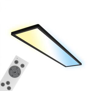 BRILONER Tava LED stropní svítidlo 98cm, stmívatelné, dálkový ovladač, černé 7533015 obraz