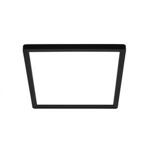 BRILONER Tava LED stropní svítidlo, ploché, přímé a nepřímé osvětlení, 1900 lm, 16 W, černá, 24x24 cm 7516415 obraz