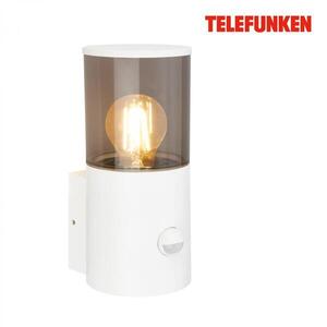 BRILONER TELEFUNKEN venkovní nástěnné svítidlo, pohybové čidlo, ochrana proti stříkající vodě, kouřové sklo, bílé 322306TF obraz