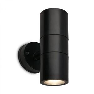 BRILONER Venkovní nástěnné svítidlo, IP54 voděodolné a prachotěsné, Up/Down, 16cm výška, černá 3792025 obraz