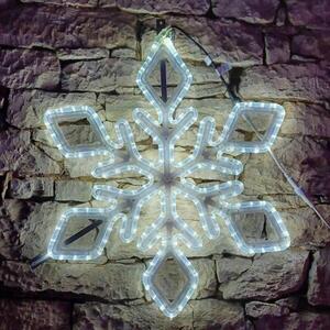 DecoLED LED světelná vločka IX, sada na VO 3D tisk, 72 cm, ledově bílá obraz