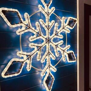 DecoLED LED světelná vločka, závěsná, pr. 80 cm, teple bílá obraz