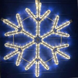 DecoLED LED světelná vločka, závěsná, pr. 80cm, teple bílá obraz