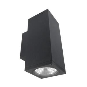 Deko-Light nástěnné přisazené svítidlo - ShoreLine Pro hranaté Up+Down, 21 W, DIM, 3000/4000 K, tmavěšedá 731200 obraz