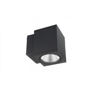 Deko-Light nástěnné přisazené svítidlo - ShoreLine Pro hranaté, 12 W, DIM, 3000/4000 K, tmavěšedá 731203 obraz