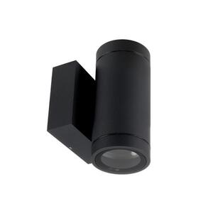 Deko-Light nástěnné přisazené svítidlo - ShoreLine Pro kulaté Up+Down, 2x max. 7, 5 W GU10, tmavěšedá 731215 obraz