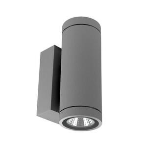Deko-Light nástěnné přisazené svítidlo - ShoreLine Pro kulaté Up+Down, 7, 5 W, DIM, 3000/4000 K, světlešedá 731220 obraz