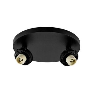 Deko-Light stropní přisazené svítidlo - Can Tilt kulaté základna, 2x 7, 5 W GU10, černá 348273 obraz