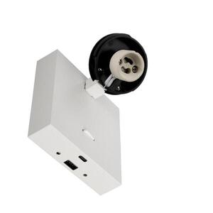 Deko-Light svítidlo na čtení - Can Tilt hranatá základna s USB, 1x 7, 5 W GU10, bílá 341347 obraz