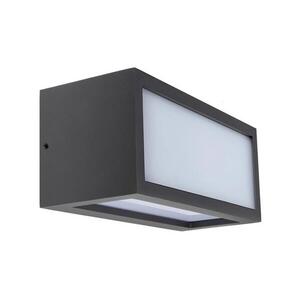 Deko-Light venkovní nástěnné přisazené svítidlo Rilongo offen Up and Down, 1x max. 15 W E27, tmavěšedá 731227 obraz