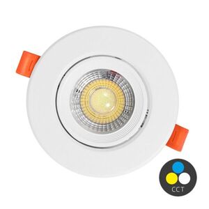 Ecolite SMD kruh 11cm výklopný 12W IP20 960lm 3CCT bílá LED-ZHS04/12W/CCT/BI obraz