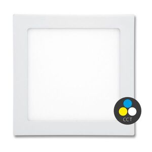 Ecolite SMD panel 22, 5x22, 5cm 18W CCT IP44 1620lm LED24V-WSQ-CCT/18W/BI obraz