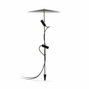FARO CLAP 1030 lampa se zápichem, černá 2x6W 3000K 38st. se stínítkem obraz