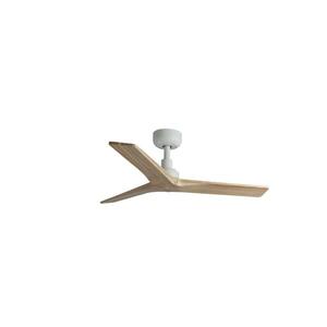 FARO KLIM S stropní ventilátor, bílá/borovice DC obraz