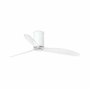 FARO MINI TUBE FAN, bílá/transparentní, stropní ventilátor s DC motorem obraz