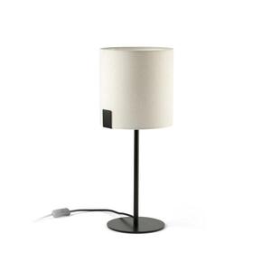 FARO NILA stolní lampa, černá a bílá obraz