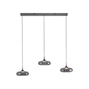 PAUL NEUHAUS JUST LIGHT Kolekce Schöner Wohnen LED závěsné svítidlo POSH, šedé, stmívatelné, Comfort Lift, SimplyDim 3000K obraz