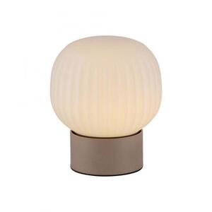 PAUL NEUHAUS JUST LIGHT LED stolní lampa NAMI, písková barva, dotykové ovládání, paměťová funkce, opálové sklo s rýhováním 3000K obraz