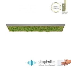 JUST LIGHT LED stropní svítidlo hranaté islandský mech do interiéru SimplyDim 3000K LD 15623-66 obraz