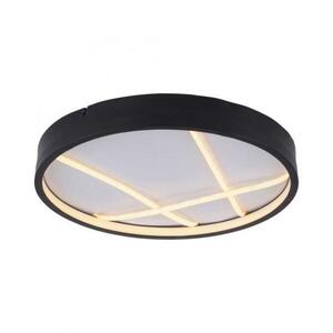 PAUL NEUHAUS JUST LIGHT LED stropní svítidlo MIKADO, černé, kruhové, stmívatelné, paměťová funkce, SimplyDim 3000K obraz