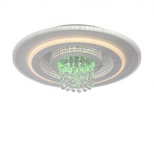 PAUL NEUHAUS JUST LIGHT LED stropní svítidlo TOLAGO, bílé, s tunelovým efektem a křišťálem RGB/3000-6500K obraz