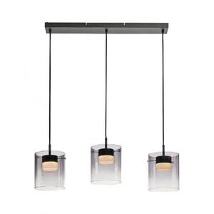 PAUL NEUHAUS JUST LIGHT LED závěsné svítidlo černé 3-ramenné do jídelny, krokově stmívatelné 3000K obraz