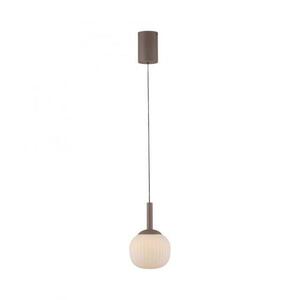 PAUL NEUHAUS JUST LIGHT LED závěsné svítidlo NAMI, písková barva, Comfort-Lift, paměťová funkce, opálové sklo, SimplyDim 3000K obraz